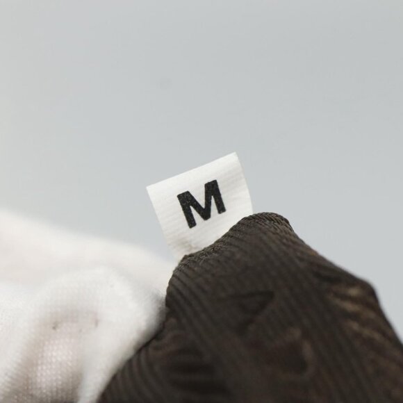 PRADA Chain Shoulder Bag Nylon Khaki Silver Auth - Picture 14 of 16